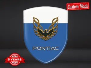 Pontiac Autocollants Auto Personnalisés Étoile Minimaliste